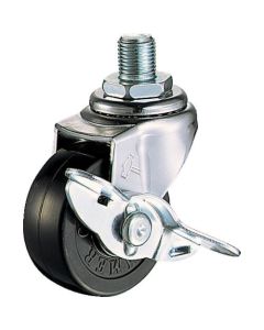 Threaded Type Caster 420 A Series (rubber wheel)