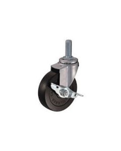 Threaded Type Caster 420EA Series (rubber wheel, long screw type)