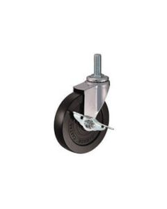 Threaded Type Caster 420EA Series (rubber wheel, long screw type)