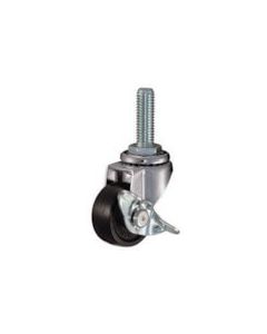 Threaded Type Caster 420EA Series (rubber wheel, long screw type)