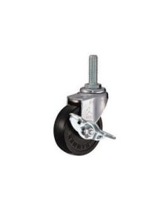 Threaded Type Caster 420EA Series (rubber wheel, long screw type)
