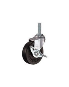 Threaded Type Caster 420EA Series (rubber wheel, long screw type)
