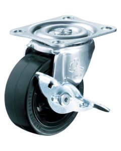 Plate Type Caster 420G Series (rubber wheel)