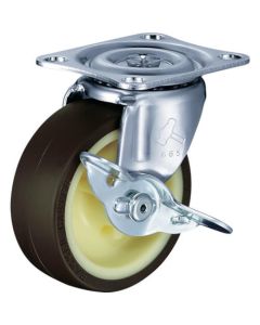 Plate Type Caster 420G series  (nylon wheel urethane tire)