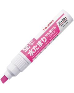 ปากกามาร์กเกอร์สีชมพูสะท้อนแสงสำหรับทุกสภาพอากาศ (หัวหนา ทรงสี่เหลี่ยม)