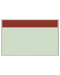 เฉพาะแถบแผ่นระบุท่อเท่านั้นที่เป็นสีแดงเข้ม เล็กพิเศษ/แผ่นเดียว/250x300