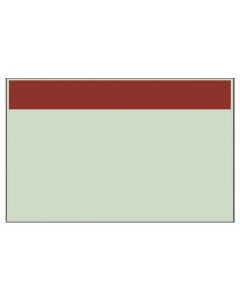 แผ่นระบุท่อสีแดงเข้ม (เล็ก) แผ่นเดียว 250 x 500