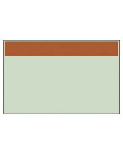 เฉพาะแถบแผ่นระบุท่อเป็นสีน้ำตาล, ขนาดเล็กพิเศษ, แผ่นเดียว, 250 x 300