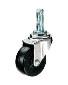 Threaded Type Caster 420EA Series (rubber wheel, long screw type)