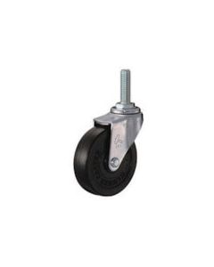 Threaded Type Caster 420EA Series (rubber wheel, long screw type)