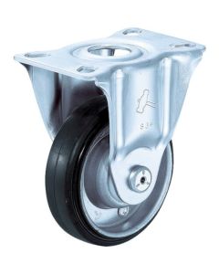 Plate Type Caster 420S Series  (pressed rubber wheel)