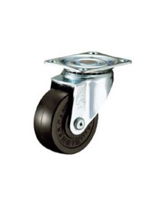 Plate Type Caster 420S Series  (pressed rubber wheel)