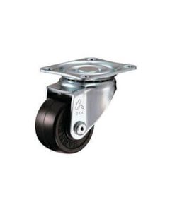 Plate Type Caster 420S Series  (pressed rubber wheel)