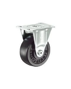Plate Type Caster 420S Series  (pressed rubber wheel)