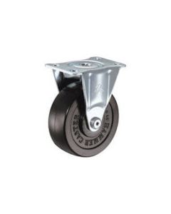 Plate Type Caster 420S Series (pressed rubber wheel)