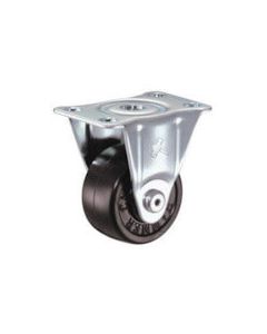 Plate Type Caster 420S Series  (pressed rubber wheel)