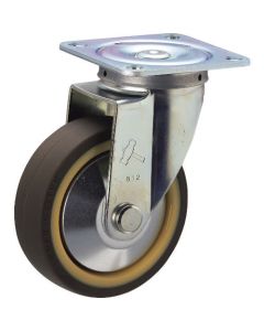 Plate Type Caster 420S series  (nylon wheel urethane tire)