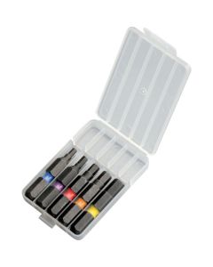 ชุดประแจหกเหลี่ยมหัวสี 5 ชิ้น ด้านตรงข้าม 2.5/3/4/5/6 x 35