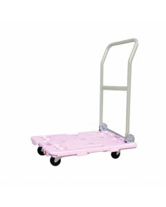 รถเข็นพับได้แบบต่อขยาย รับน้ำหนัก 150kg Pink
