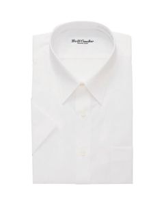 เสื้อคัตเตอร์แขนสั้น (6040) สีขาว 36