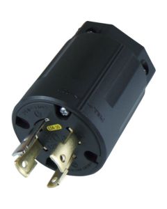 ปลั๊กไนลอนชนิดตะขอต่อลงดิน 3P30A125/250V