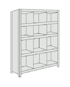 Light-Duty Shelving c/w Shelf Divider(Height:1200mm 1500mm)