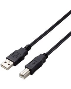 สาย USB 2.0 ชนิด A-B แบบต่อหัวคงที่ ความยาว 3 เมตร สีดำ