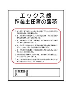 Display Board Office Regulations For Operation chief