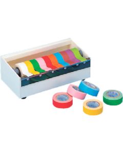 เทปสี หน้ากว้าง 20มม. ม้วน 25ม. สีเหลือง
