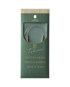 Bamboo circular knitting needles 3อัน