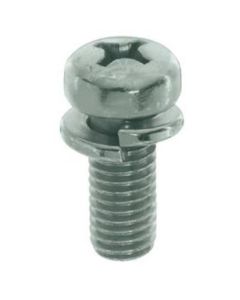 SEMS Pan Head Machine Screw With Spring Washer (P-2) Zinc Plating Cr3+