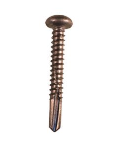 สกรูเจาะตัวเองต้องใช้สกรูเจาะหลายหัว เหล็ก/โค้ทสเตนเลส หัวหม้อ 5x25 NMD525N