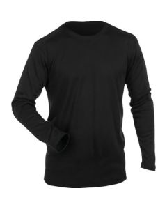 FR Polartec LS ตัวท๊อป สีดำ M
