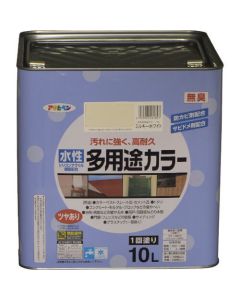 สีอเนกประสงค์ สูตรน้ำ 10L สีขาวน้ำนม