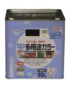 สีอเนกประสงค์สูตรน้ำ 10L สีดำ