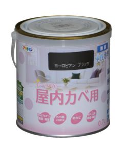 ใหม่ สีทาภายในสูตรน้ำสำหรับผนังภายในอาคาร 0.7L European Black