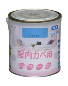 สีทาภายในสูตรน้ำใหม่สำหรับผนังภายในอาคาร 0.7L สีฟ้าอควา