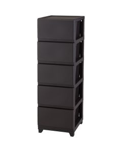 Decony Seavo Wide 5-Tier สีน้ำตาลเข้ม