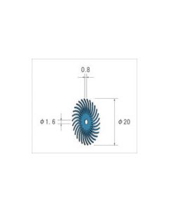Spiral Abrasive Rubber Disk