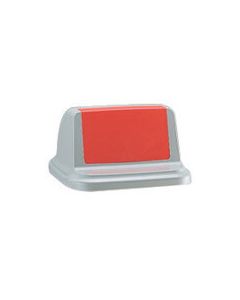 ถังขยะทรงเหลี่ยม 90 ฝา R สีแดง