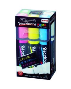 ชุด Black Board POSCA หัวตัด 17.0mm (6 สี)