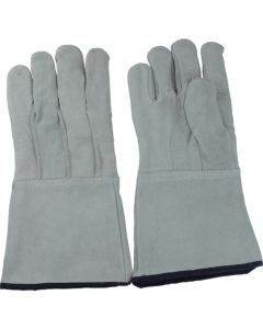 Cow Split Leather Back Seam Gloves (with split leather reinforcement)