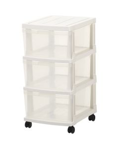 ตู้เก็บของ Emming Deep Storage 3 ชั้น สีขาว