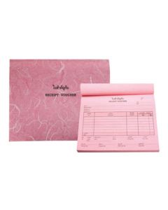 ใบสำคัญรับ 113540 ชมพู (80แผ่น/เล่ม,แพ็ค2เล่ม) ออร์ก้า