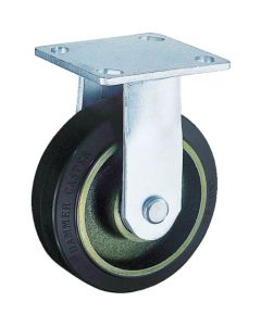 Plate Type Heavy Load Caster 500 BPS Series  (casting wheel rubber tire)