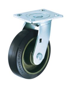 Plate Type Heavy Load Caster 500 BPS Series  (casting wheel rubber tire)