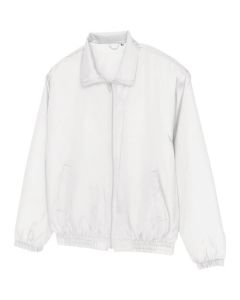 เสื้อเบลาส์ตาข่ายหลัง (unisex) สีขาว LL