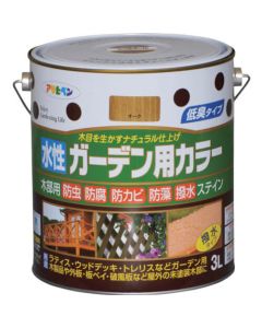 สีจัดสวน สูตรน้ำ 3L โอ๊ค