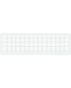 การ์ดพาดหัวแม่เหล็ก ขนาด 19 x 75mm สีขาว Mac-402W