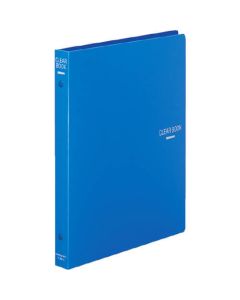 สมุดใส B5 กระดาษเปลี่ยนแนวตั้ง 18 แผ่น ซอง 26 รู น้ำเงิน La-321B